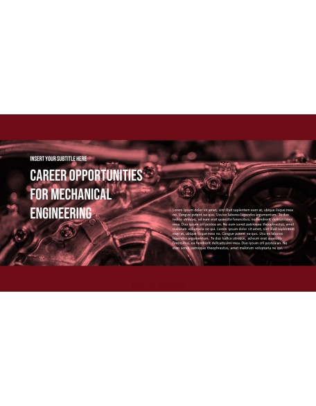 Mechanical Engineering business plan template ppt