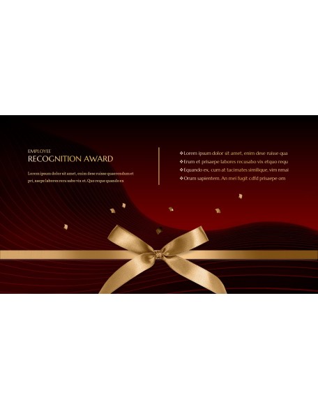 Employee Recognition Award Product Deck