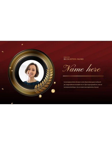 Employee Recognition Award Product Deck