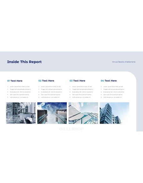 Annual Reports of Settlements slide powerpoint