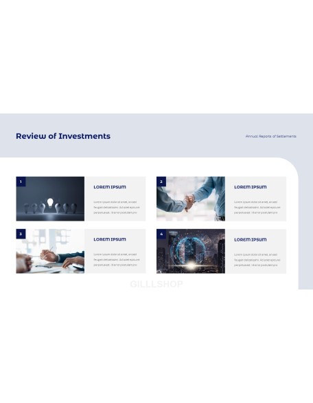 Annual Reports of Settlements slide powerpoint