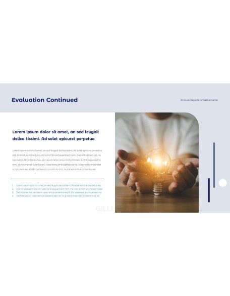 Annual Reports of Settlements slide powerpoint