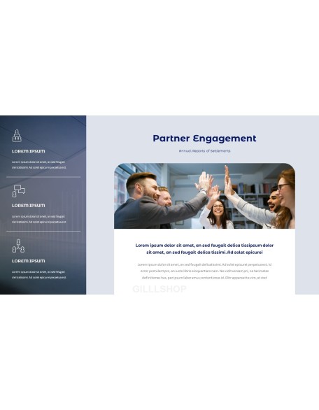 Annual Reports of Settlements slide powerpoint