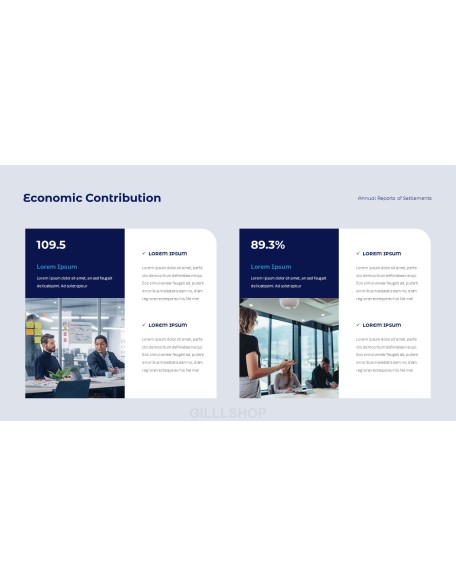 Annual Reports of Settlements slide powerpoint