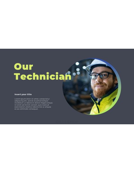 Factory Industrial annual report ppt template