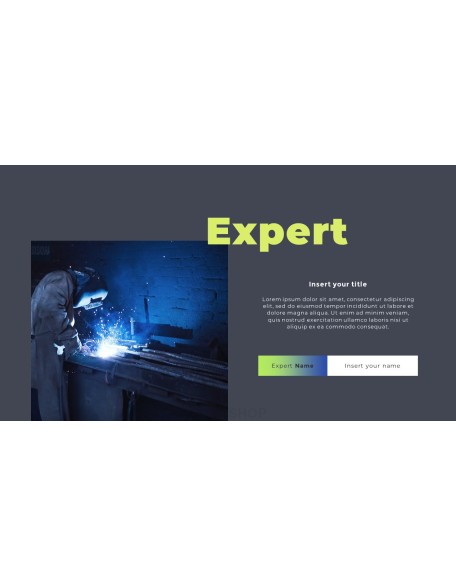 Factory Industrial annual report ppt template