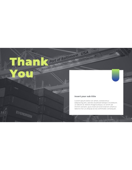 Factory Industrial annual report ppt template