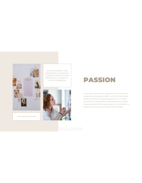Self Introduction for Portfolio presentation slide design