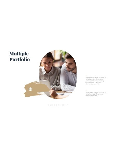Business Project Flow portfolio powerpoint