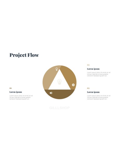 Business Project Flow portfolio powerpoint