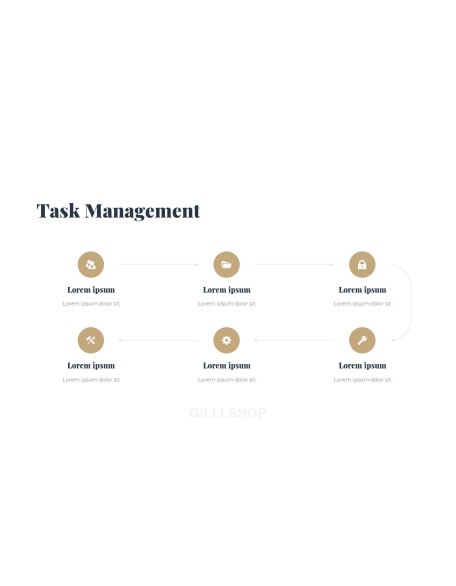 Business Project Flow portfolio powerpoint