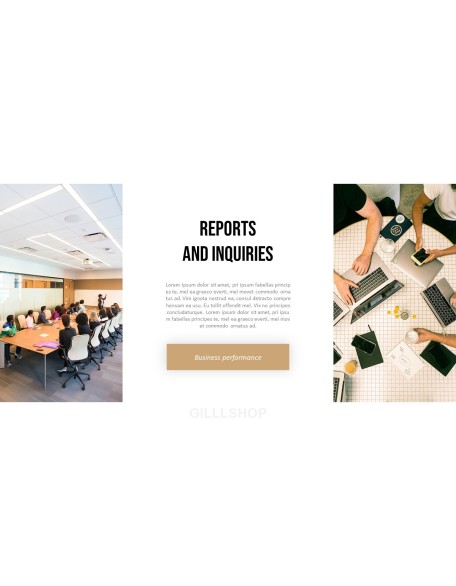 Business Analysis Report PPT Templates Design