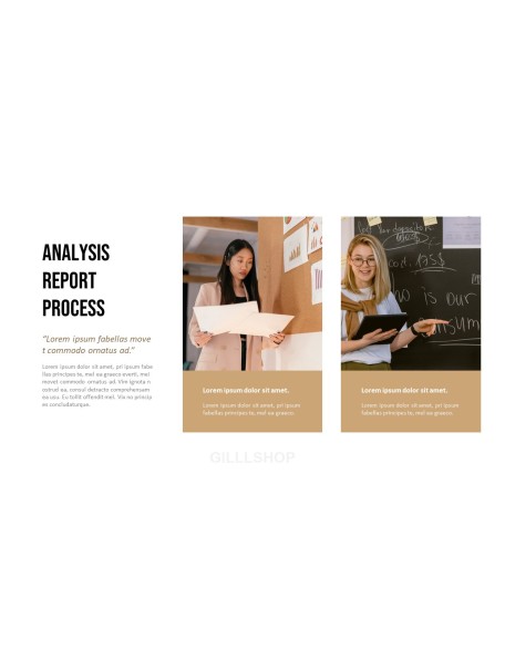 Business Analysis Report PPT Templates Design