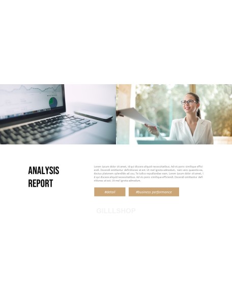 Business Analysis Report PPT Templates Design