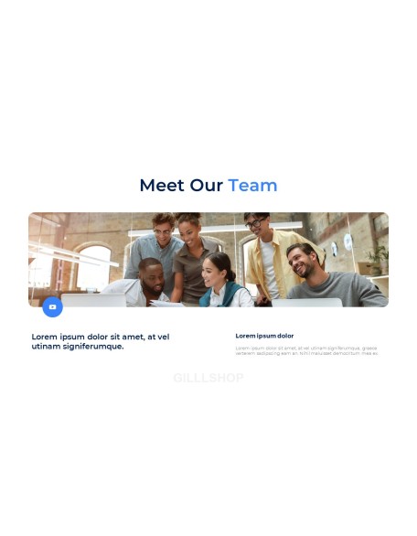 Business Teamwork company profile ppt template