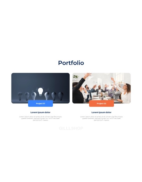 Business Teamwork company profile ppt template