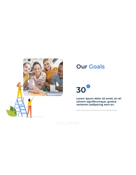 Business Teamwork company profile ppt template