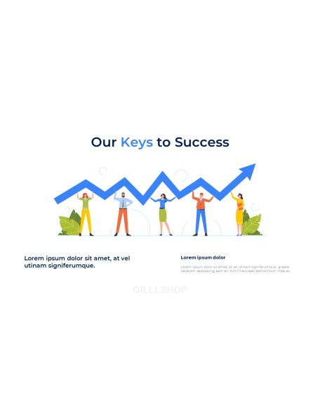 Business Teamwork company profile ppt template