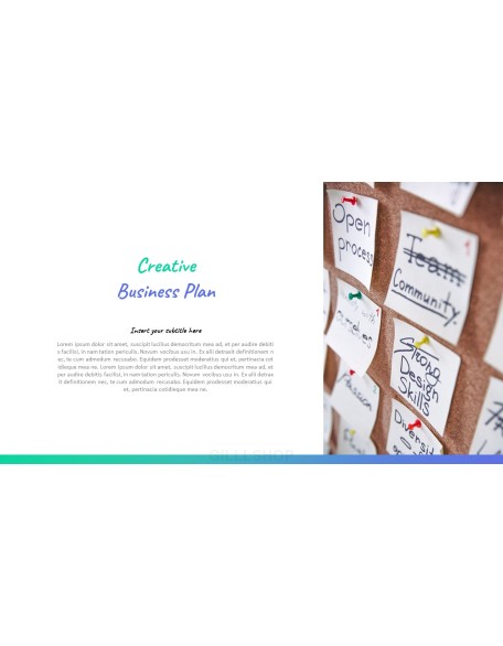 Creative Business Plan powerpoint presentation themes