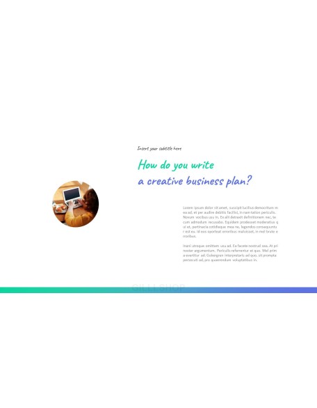 Creative Business Plan powerpoint presentation themes
