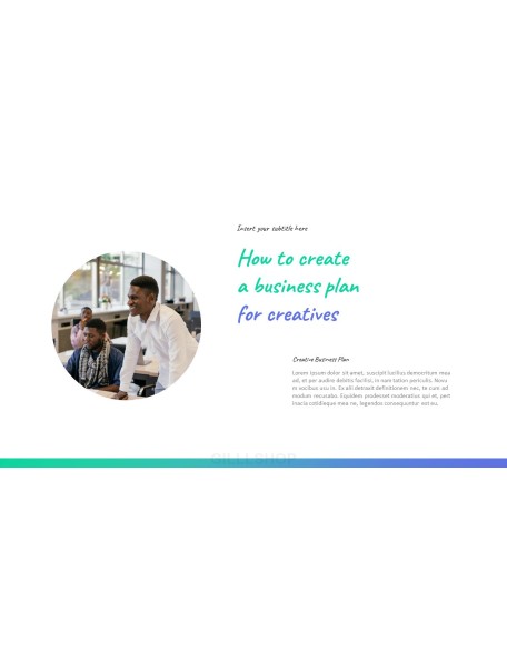 Creative Business Plan powerpoint presentation themes