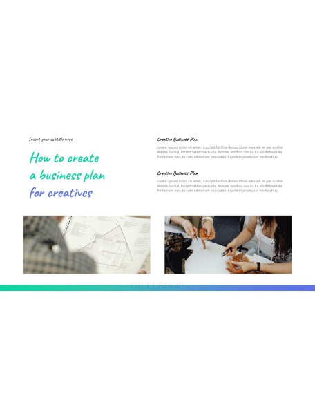 Creative Business Plan powerpoint presentation themes