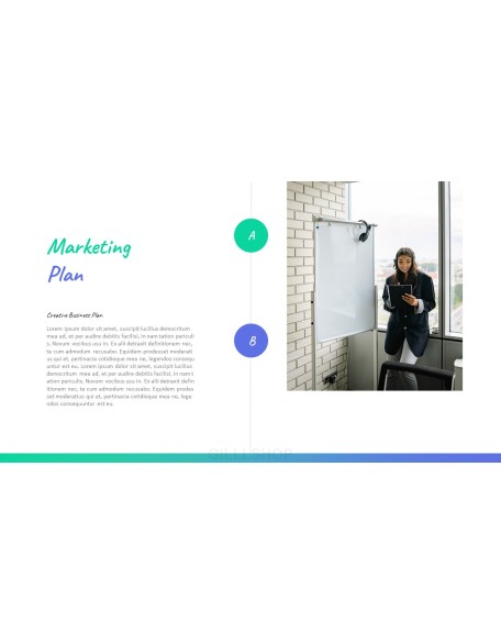 Creative Business Plan powerpoint presentation themes