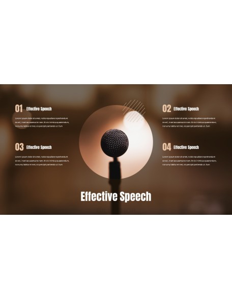 Effective Speech Outline PPT Presentation