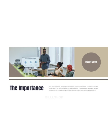 Effective Speech Outline PPT Presentation
