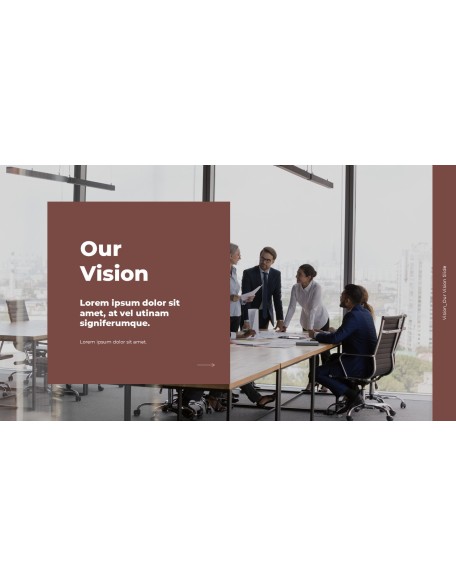 Our Vision creating PowerPoint Presentations