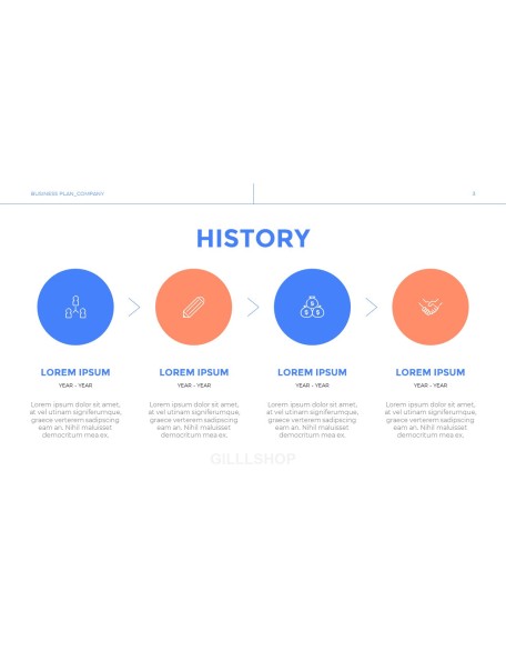 Business Plan of New Year template ppt gratis