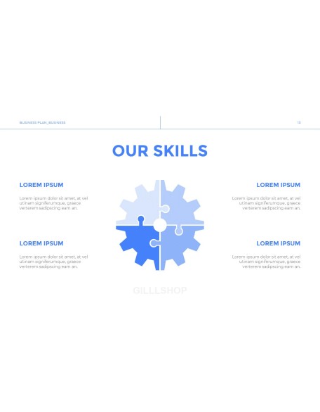 Business Plan of New Year template ppt gratis