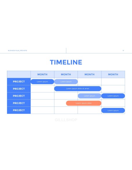 Business Plan of New Year template ppt gratis