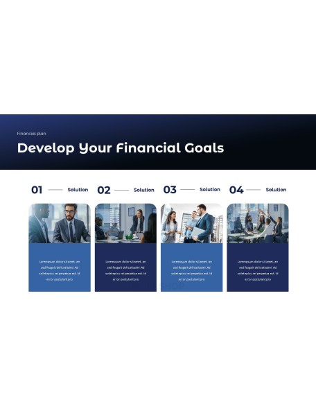 Financial Plan presentation slides ppt
