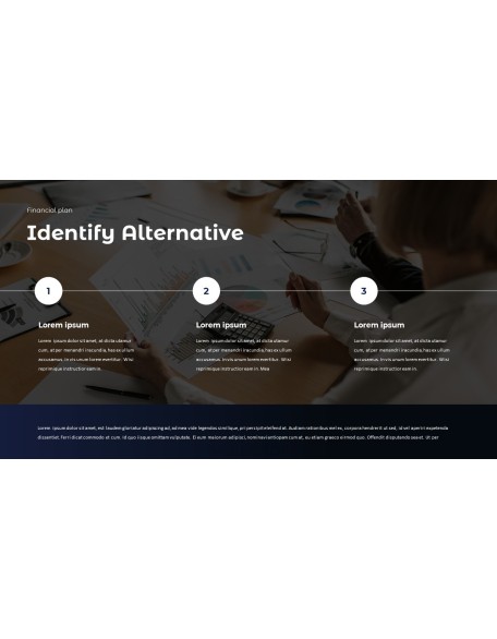Financial Plan presentation slides ppt