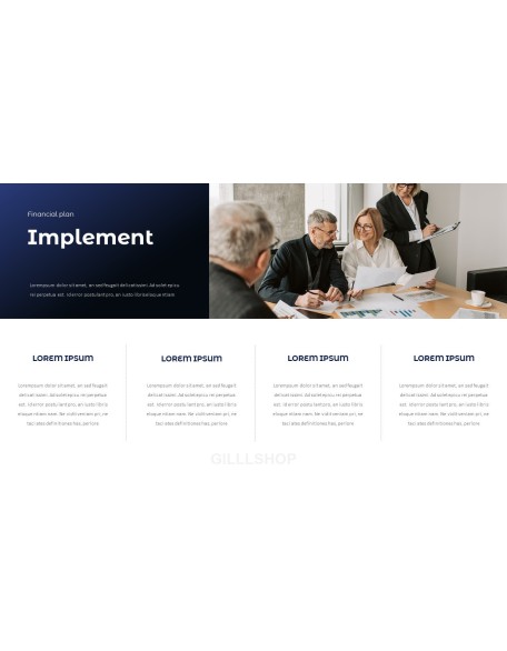 Financial Plan presentation slides ppt