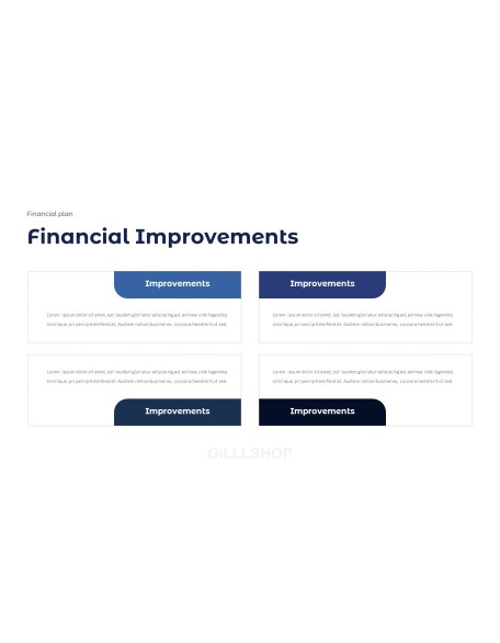 Financial Plan presentation slides ppt