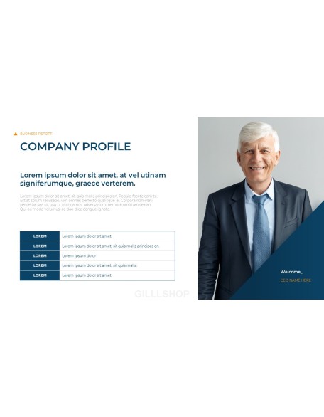 Business Report Modern PowerPoint
