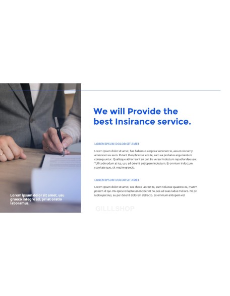 Insurance Service model ppt presentation