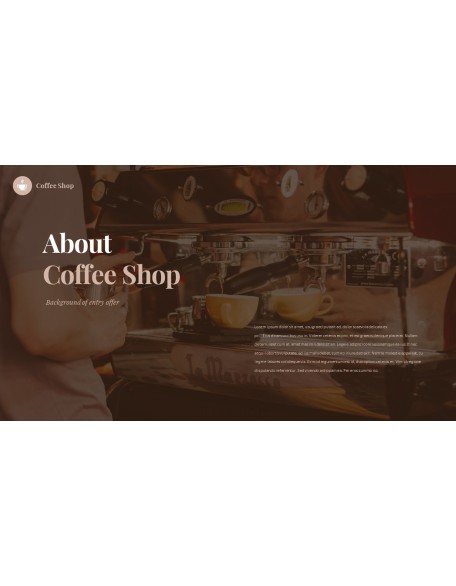 A Proposal to Enter Coffee Shop PowerPoint Format