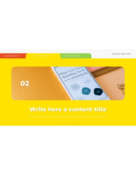 Business Project Report deck templates