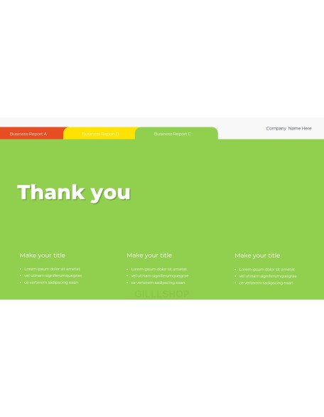 Business Project Report deck templates