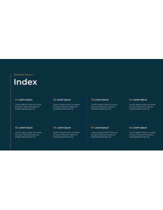 Business Report Abstract PPT Design Templates