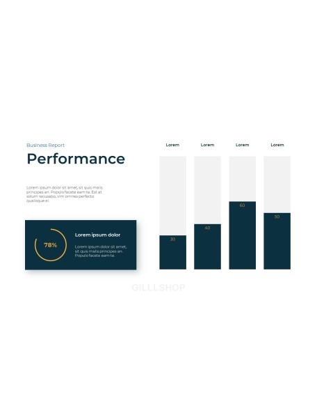 Business Report Abstract PPT Design Templates