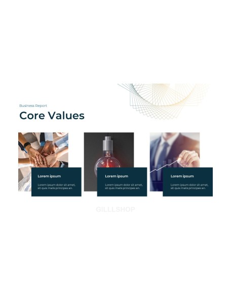 Business Report Abstract PPT Design Templates