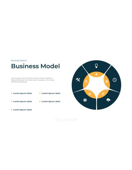 Business Report Abstract PPT Design Templates