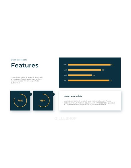 Business Report Abstract PPT Design Templates