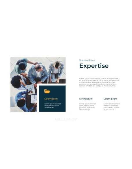 Business Report Abstract PPT Design Templates