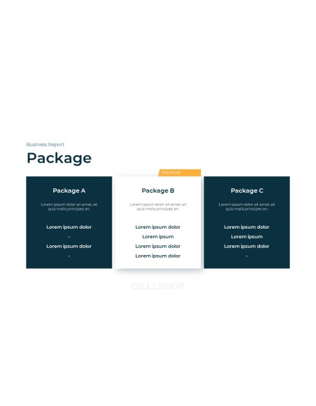 Business Report Abstract PPT Design Templates