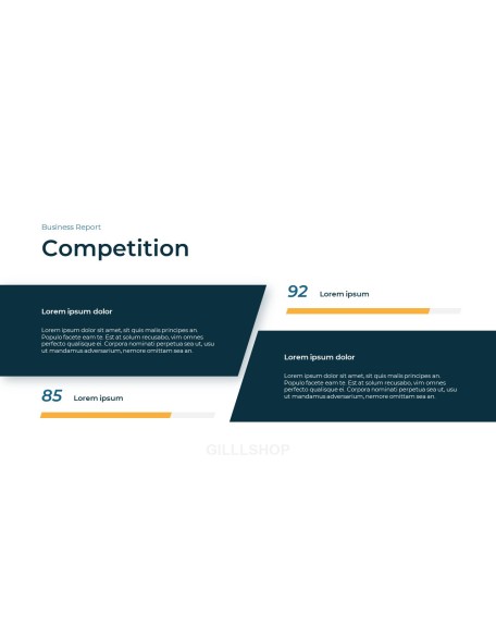 Business Report Abstract PPT Design Templates